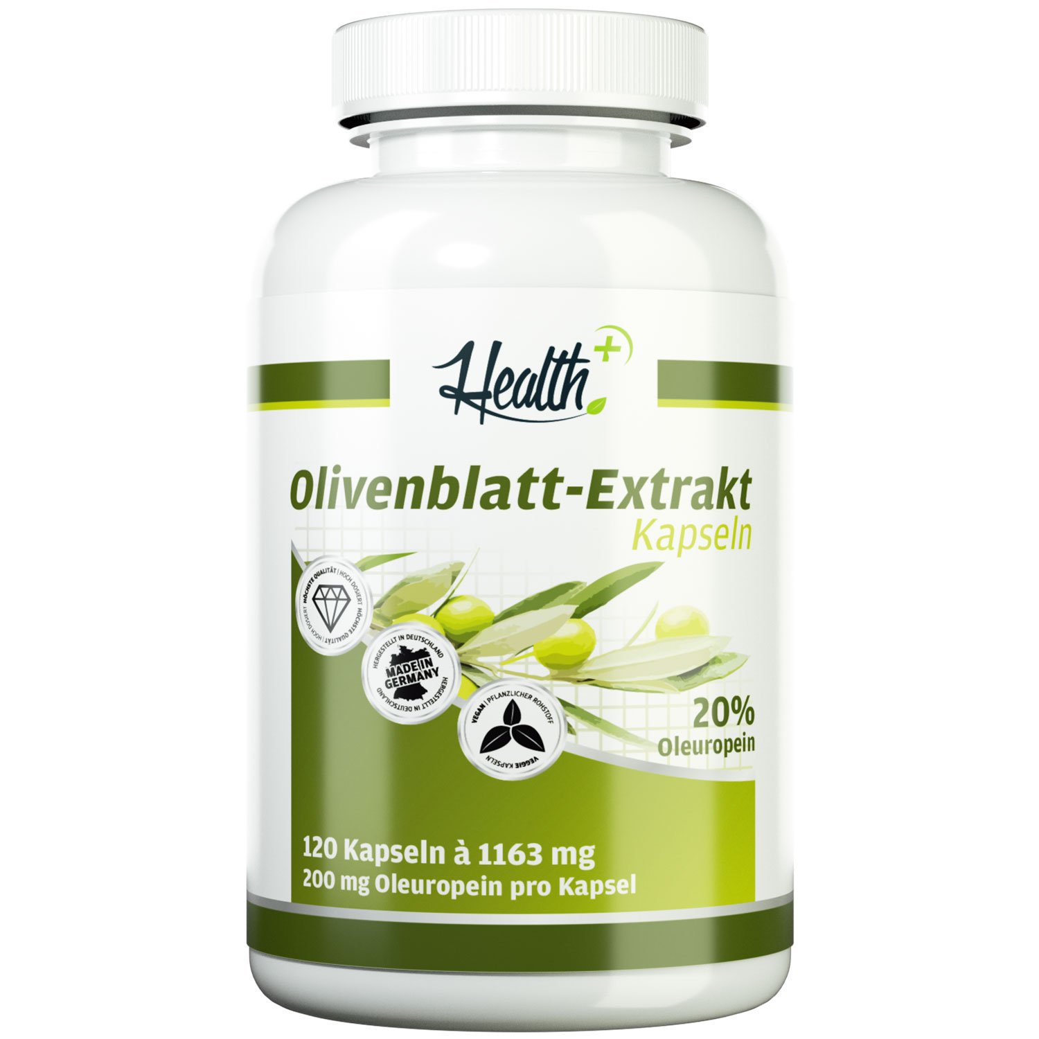 Olivenblatt-Extrakt Kapseln bei Atemwegserkrankungen, Bronchitis und Lungenentzündung